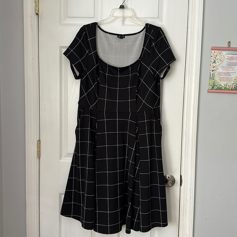 Torrid fit and flare dress